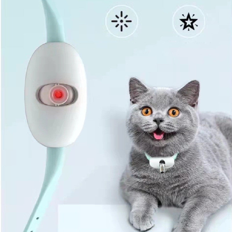 Автоматический игрушечный умный лазер для кошек, электрический с зарядкой через USB