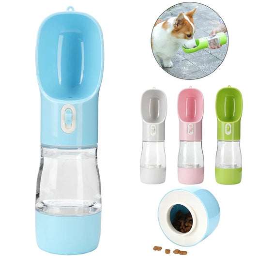 Water Bottle - Bowl Feeder Portable for Dogs (Especially for Travel)