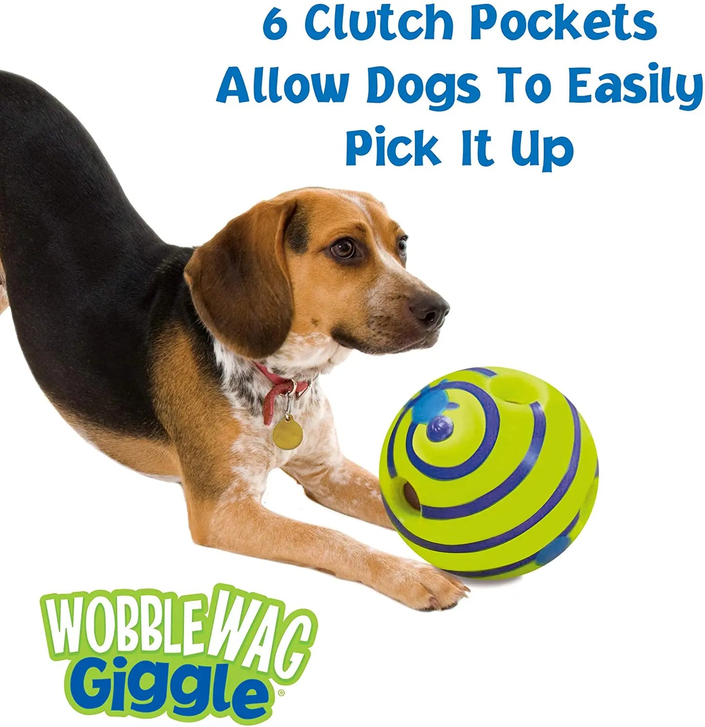 Интерактивный светящийся шар WobbleWag™ для собак