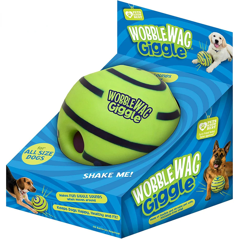 Интерактивный светящийся шар WobbleWag™ для собак